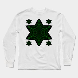 Fractal Forest Flake Long Sleeve T-Shirt